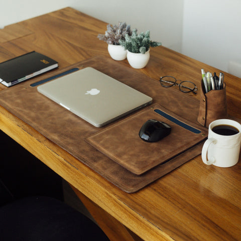 Leather Desk Set