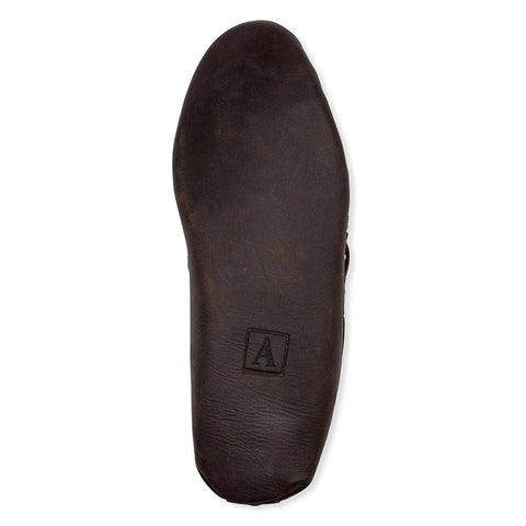 women's handcrafted leather moccasin