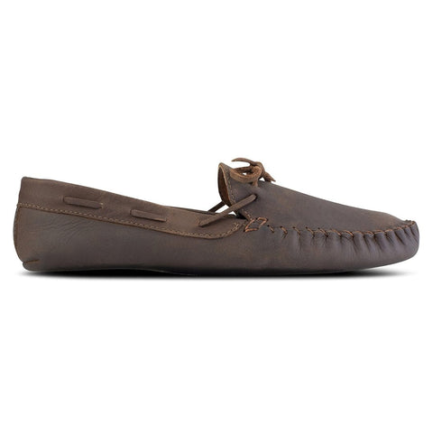 women's handcrafted leather moccasin