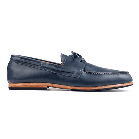 men's comfortable leather boat shoes