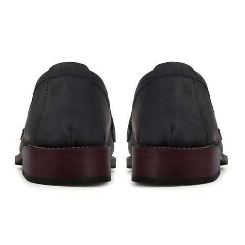 women's comfortable leather penny loafers
