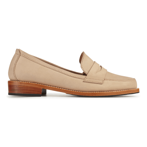 women's comfortable leather penny loafers
